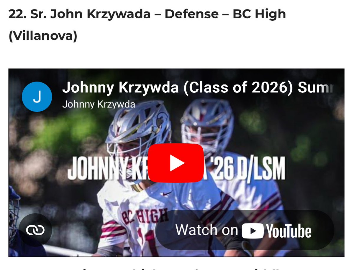 Friends of BCHigh Lax tweet media