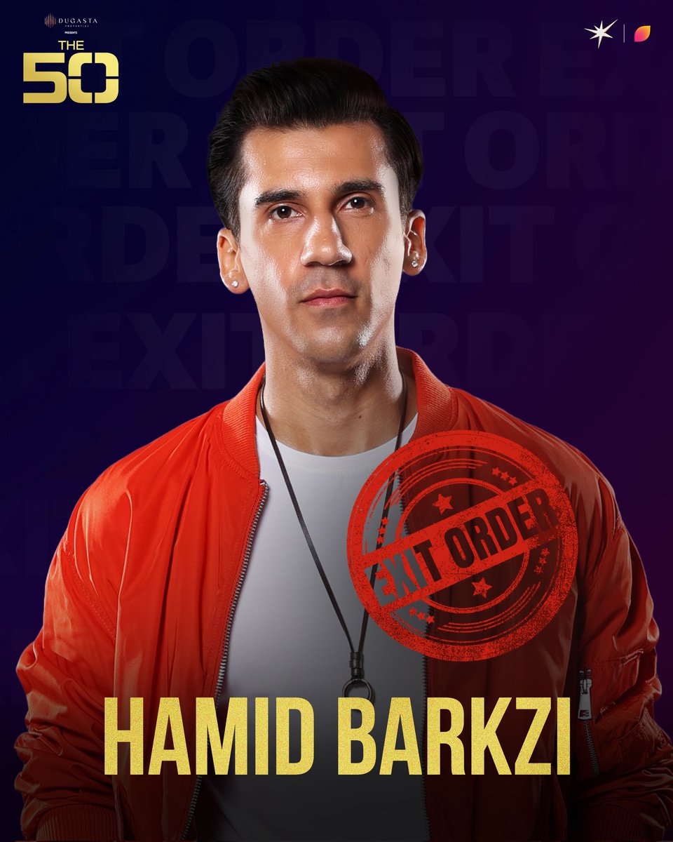 HotstarReality's tweet image. Itne din ke battle ke baad, #Hamid ki journey yahin tak thi. Mil gaya unhe palace se exit order!

Dekhiye #The50 ka naya episode, har roz raat 9 baje @JioHotstar par aur 10:30 baje #ColorsTv par