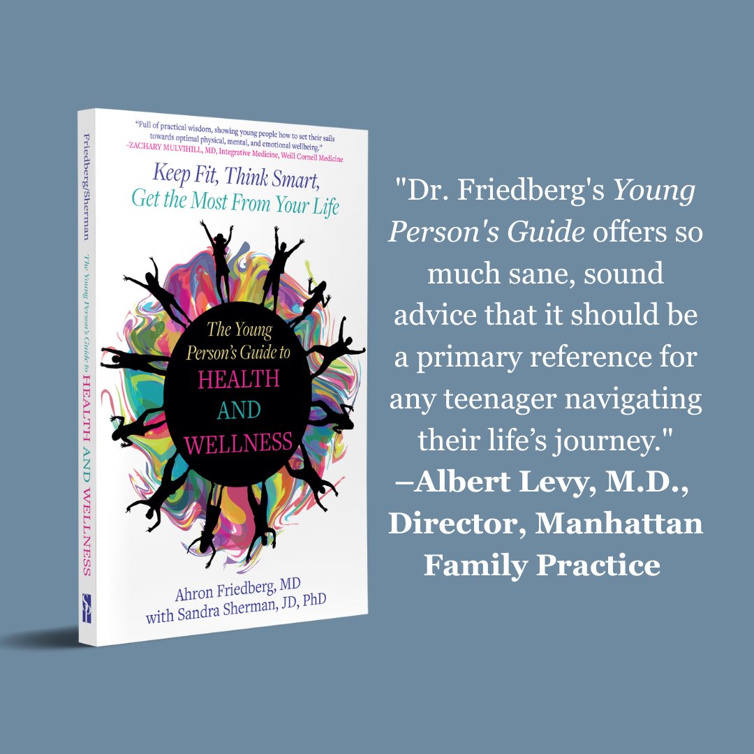 AFriedbergMD's tweet photo. Teens aren’t careless. Immediate rewards are strong; consequences are delayed. Repetition does the rest.
From my work as a psychiatrist — explained in The Young Person’s Guide to Health and Wellness (Ch. III) https://t.co/H60ELmtV1I