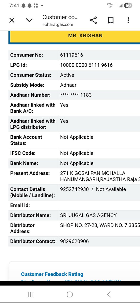 jaisaharan2's tweet photo. @BPCLLPG 
My Cylinder was booked on 17 march 2026
I got message that Cylinder was delivered on 18 march 2026 but I didn't get Cylinder till now.
Consumer name Krishan 
Consumer number 61119616
Mobile number 9252742930 https://t.co/rT4ubjdjGe
