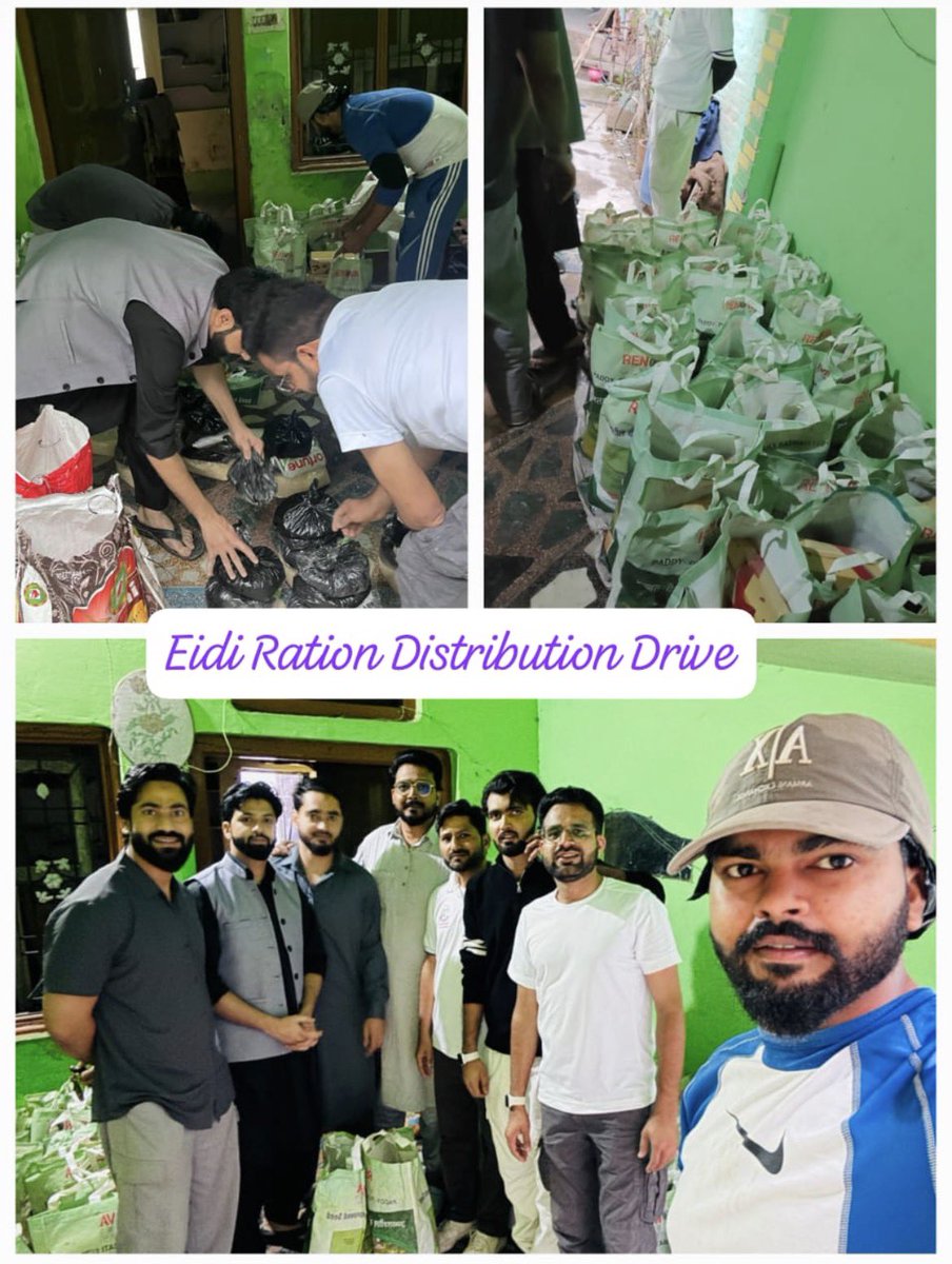 hhwsbareilly's tweet photo. On Eid-ul-Fitr, we conducted a ration kit distribution drive. May Allah accept our efforts and bring ease to those in need. 🤲

#عيد_الفطر_١٤٤٧ه #EidKareem https://t.co/PitKEzqiyP