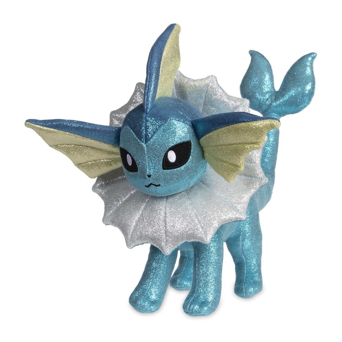 PokemonRestocks's tweet photo. New Sparkly Friends Plush featuring Vaporeon, Milotic &amp; More are up at Pokemon Center! https://t.co/nGUHo7mfDW https://t.co/Prw19UxIL4
