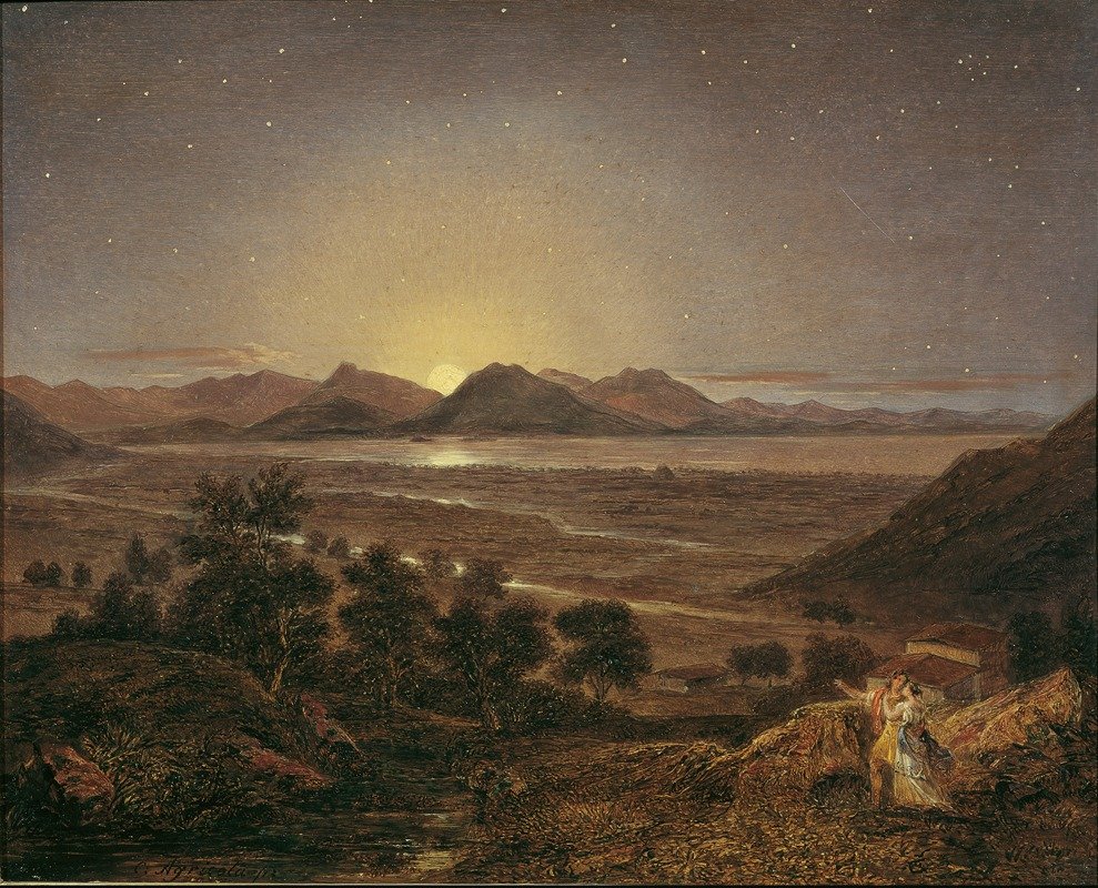 cartographer_s's tweet photo. Marathon by Moonlight - Karl Joseph Aloys Agricola, 1829 https://t.co/osfocMpv5S