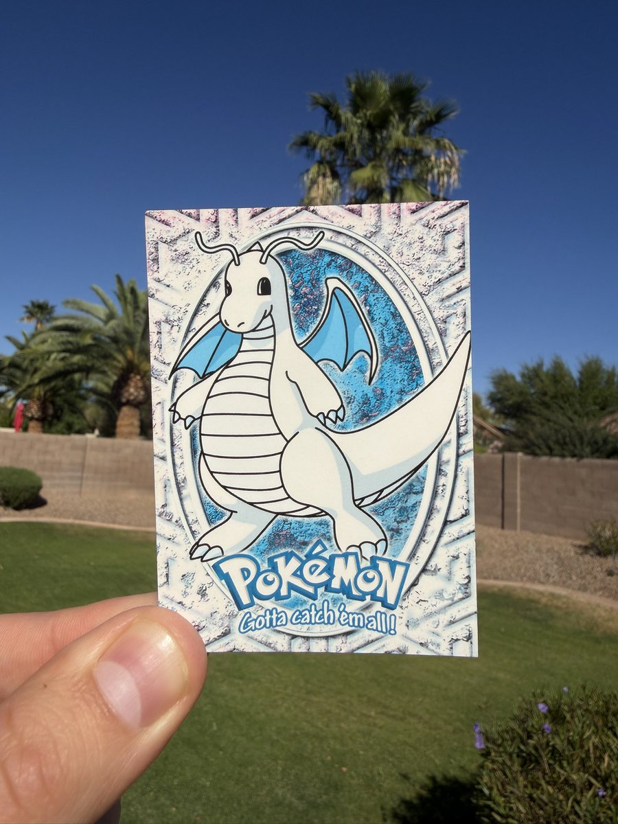 machooch1969's tweet photo. Ghost Dragonites tho👀👻🔥 Definitely one of those pokemon that always look cool after sunbleaching🌞 Every Dragonite card i’ve done has been amazing so far🔥
Topps Dragonite Pokemon E12 Of 12 1999
#dragonite #toppspokemon #pokemon #pokemoncommunity #pokemoncard https://t.co/cSWwlysAOq