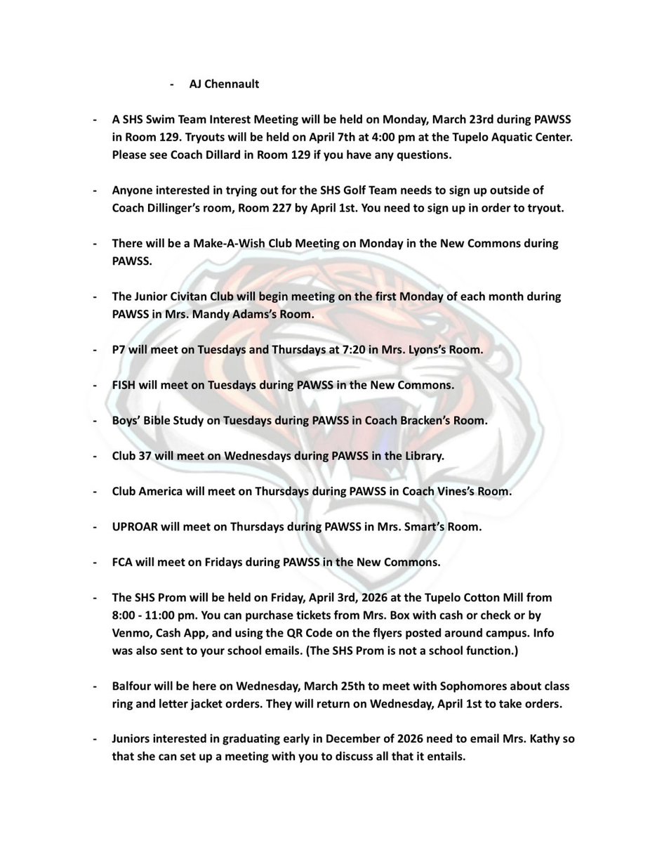 Saltillo High School tweet media