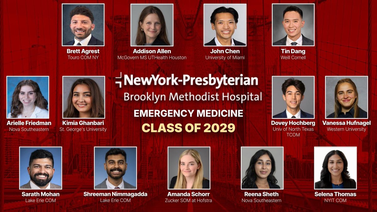 Brooklyn Methodist EM Residency tweet media