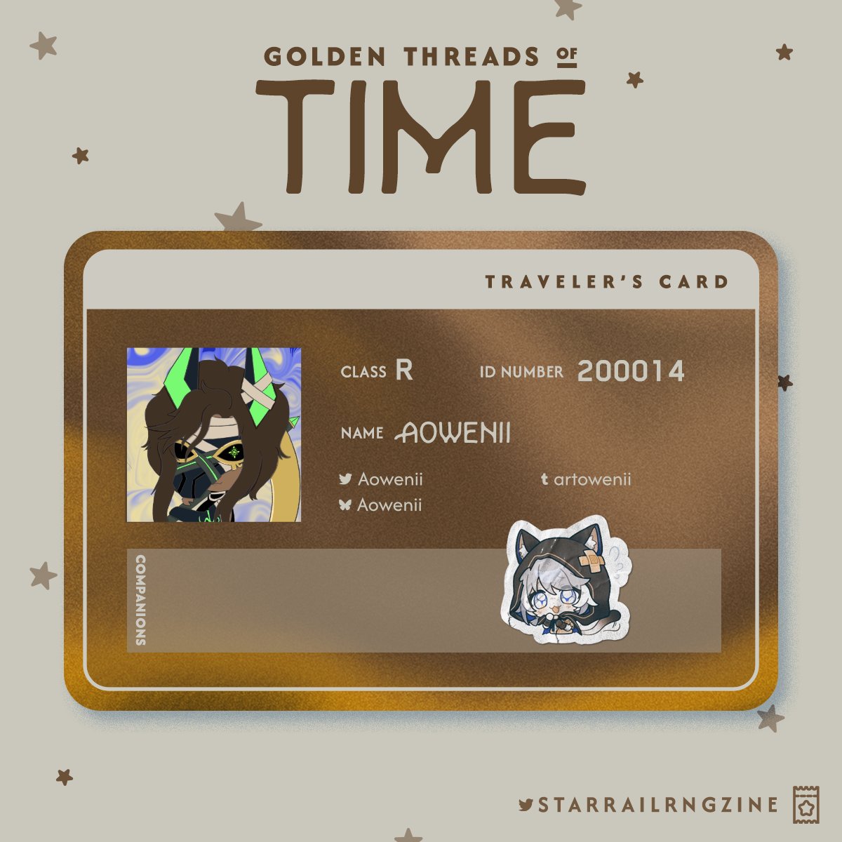 Golden Threads Of Time | A Star Rail RNG Zine 🌿 tweet media