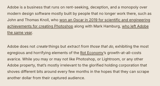 Ed Zitron tweet media