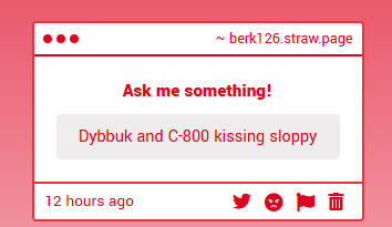 Berk - comms open 0/3 tweet media