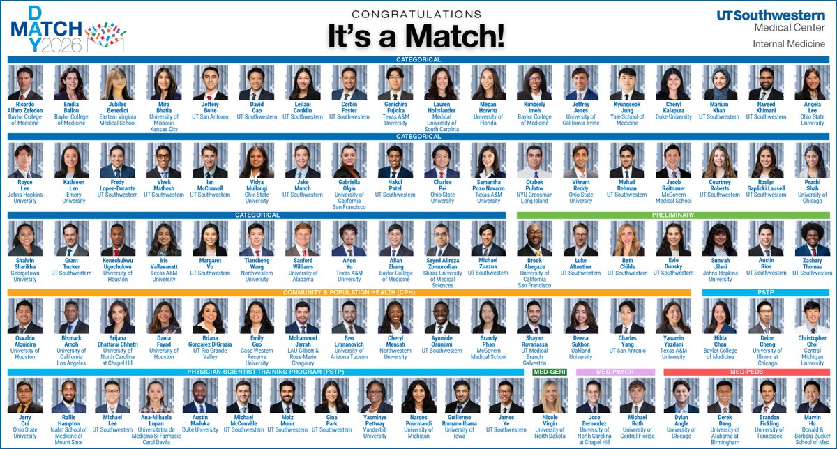 UT Southwestern Internal Medicine tweet media