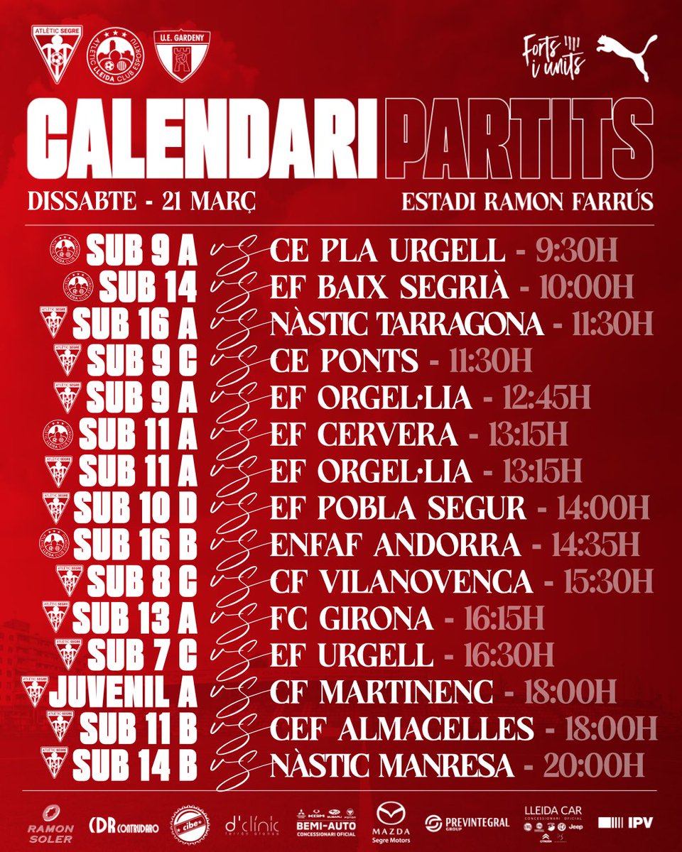 Atlètic Segre tweet media