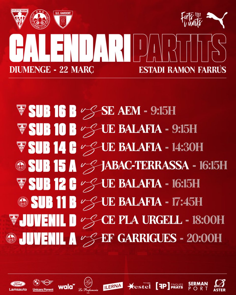 Atlètic Segre tweet media