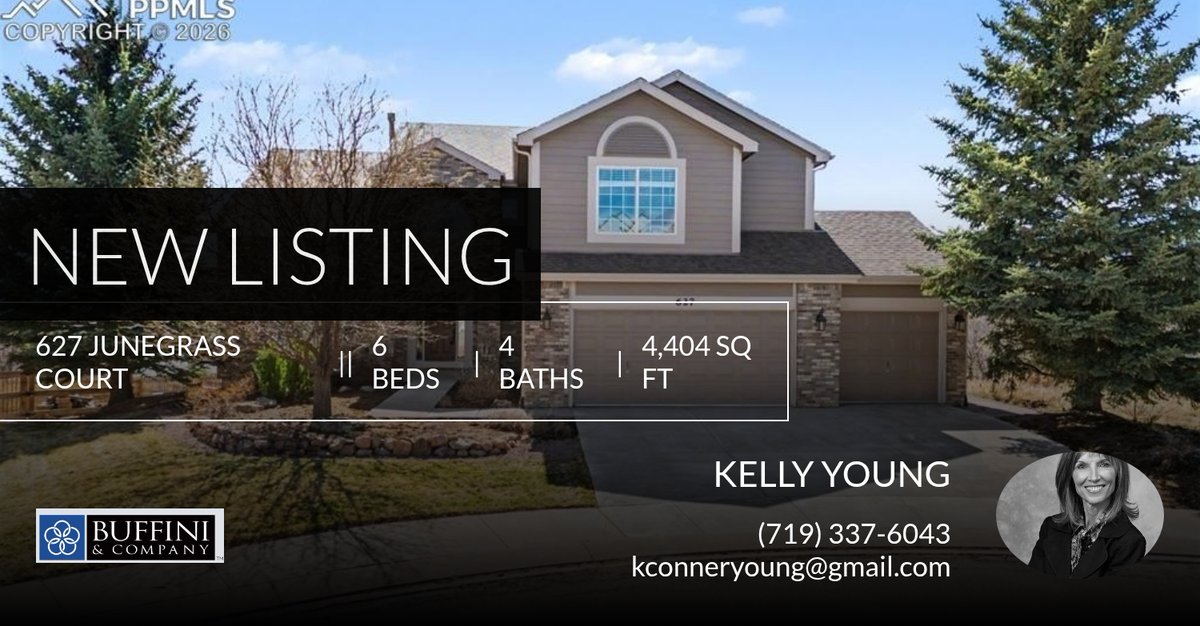 aboutcolorado's tweet photo. 📍 New Listing 📍 Take a look at this fantastic new property that just hit the market located at 627 Junegrass Court in Colorado Springs. Reach out here or at (719) 337-6043 for more information https://t.co/RYJiQfo2Sj https://t.co/9vFq2F8OPB
