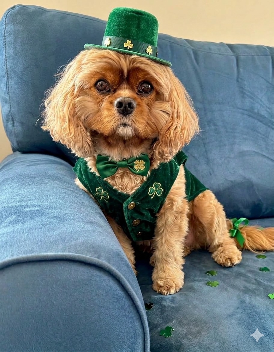 rebeccawetteman's tweet image. We’re extending the #StPatricksDay vibe with a little AI fun this #PatrickFriday

Two photos of Patrick: one is the real deal, and one is AI-enhanced. Can you tell which is which?

More importantly, which one do you  prefer?

#Dogs #DoubleTake #AI #DogsofX #WeekendVibe