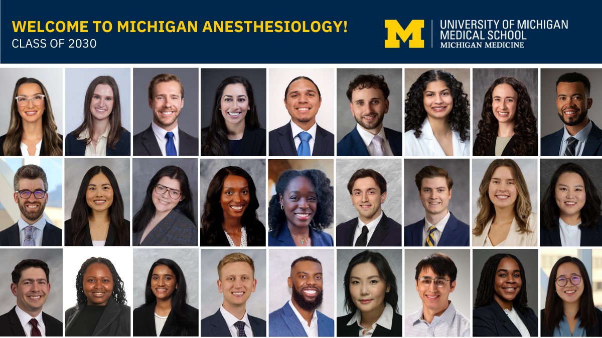 Michigan Anesthesiology tweet media