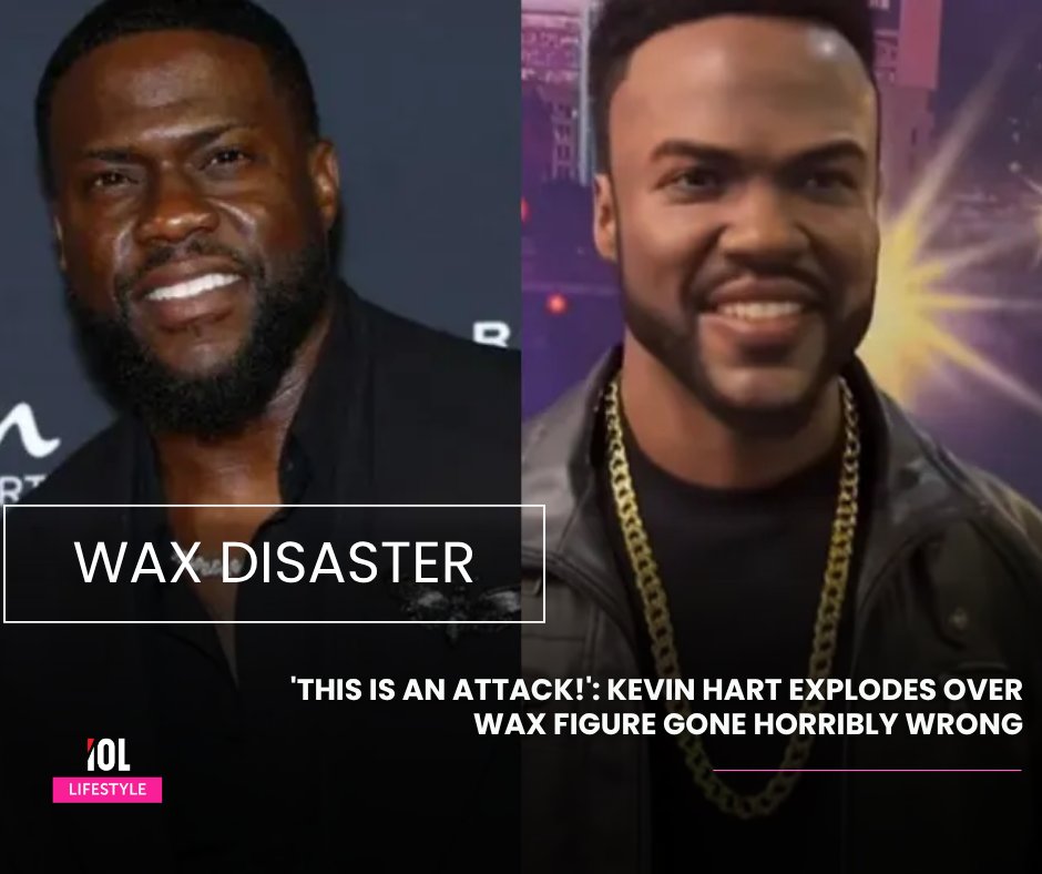 IOL's tweet photo. Kevin Hart has slammed a botched wax figure of himself at the Hollywood Wax Museum, calling it a “personal attack” in a viral rant. Even Madame Tussauds weighed in, joking: “Would never be us,” while Dwayne Johnson added fuel, saying it’s “perfect.”
#KevinHart #WaxFail #HollywoodWaxMuseum #MadameTussauds #TheRock
Read more here: https://t.co/BgPt60X9zn