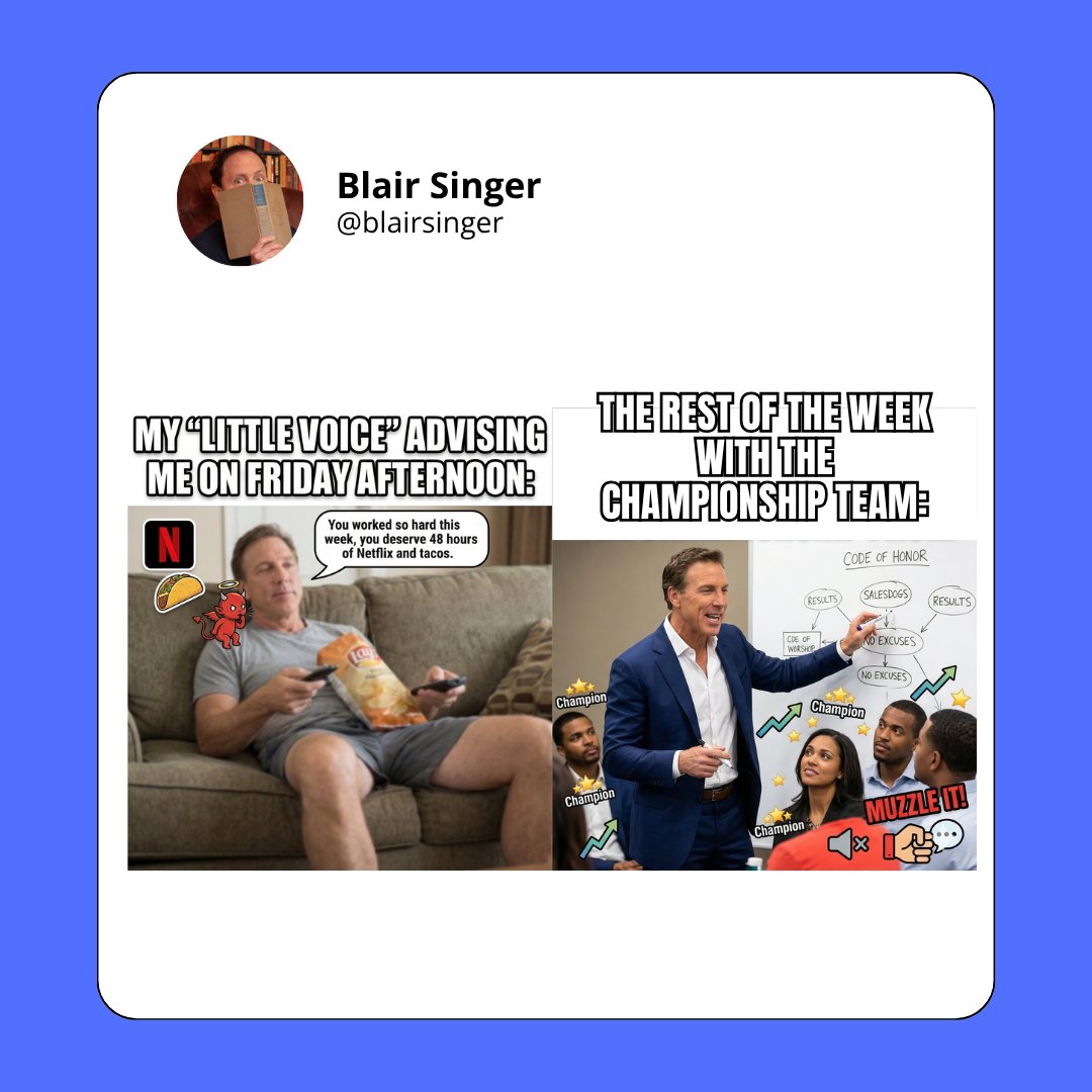 Blair Singer tweet media