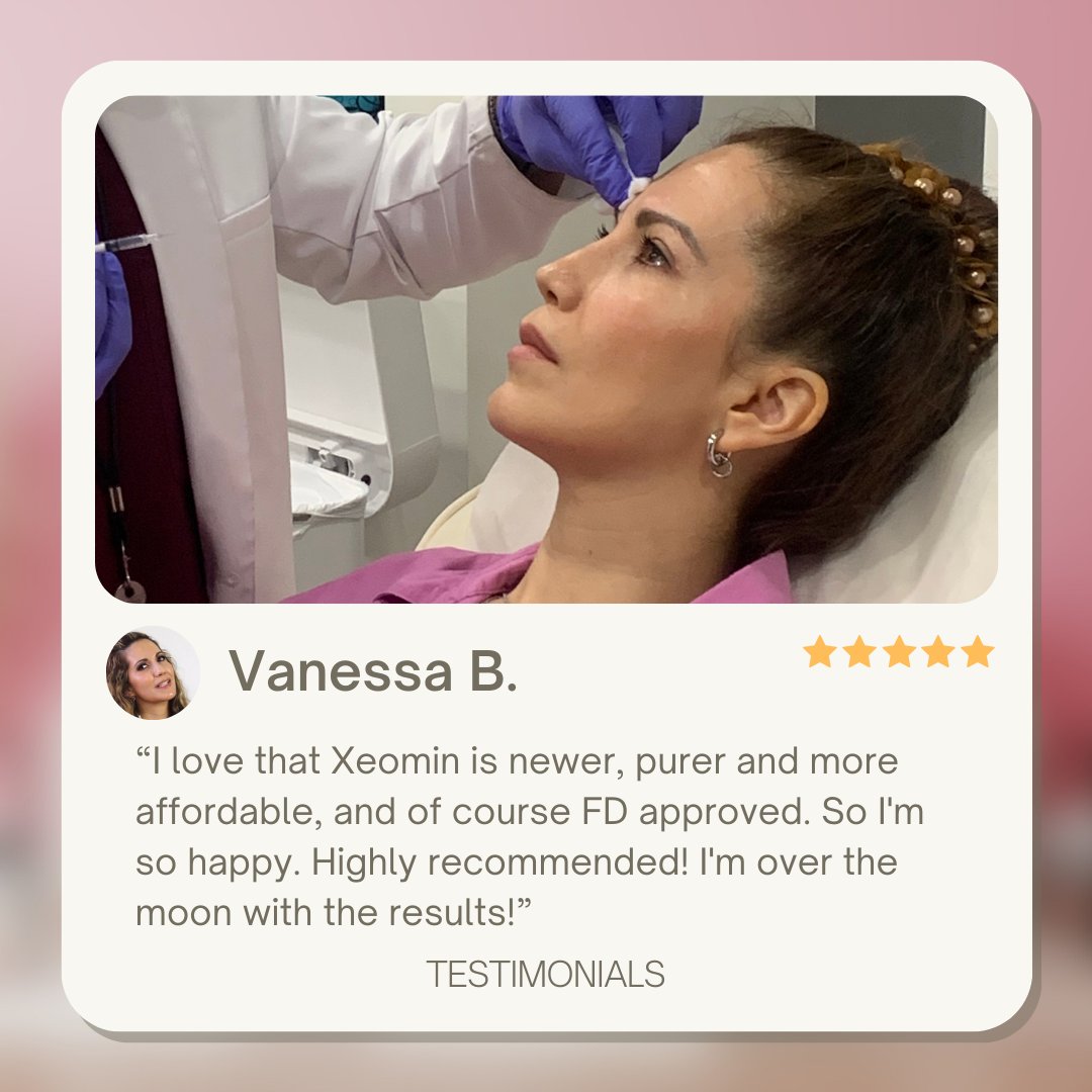Medspaofstlouis's tweet image. ✨ Real results, real confidence! Vanessa loves her Xeomin treatment—pure, effective, and affordable. Highly recommended!
#Xeomin #AestheticTreatments #ClientTestimonia

Medspa of St. Louis: Generous Medspa in St. Louis
Click our bio for pricing
#MedspaOfStLouis #Medspa #StLouis