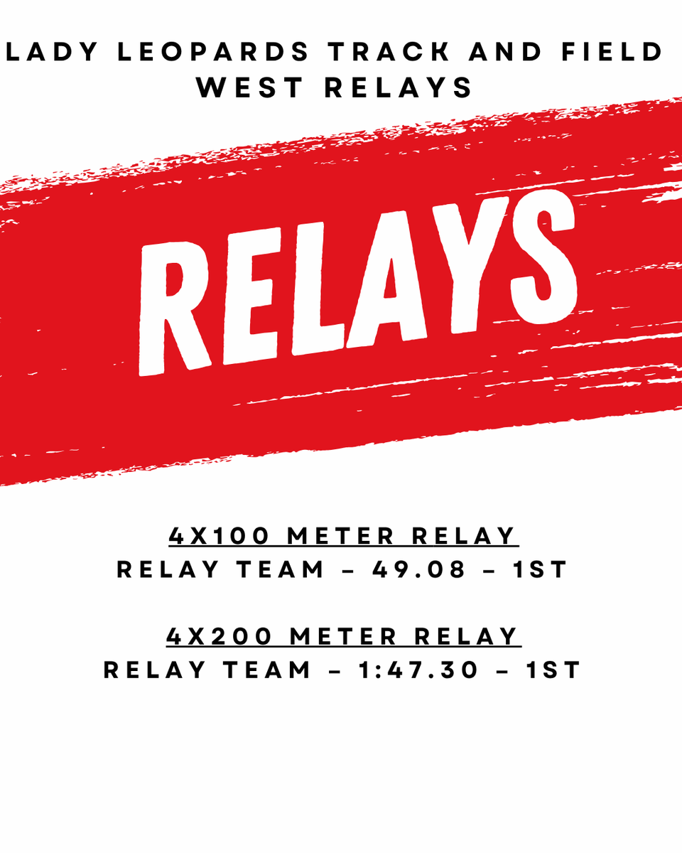 LorenaHSTrack's tweet photo. Check out some of the results from our Lady Leopards dominating in West Texas! So proud of these girls for their hard work and determination! ππͺ #LadyLeopards #LeopardPride https://t.co/Wdv5onmvCO
