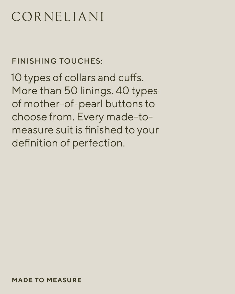 Corneliani tweet media