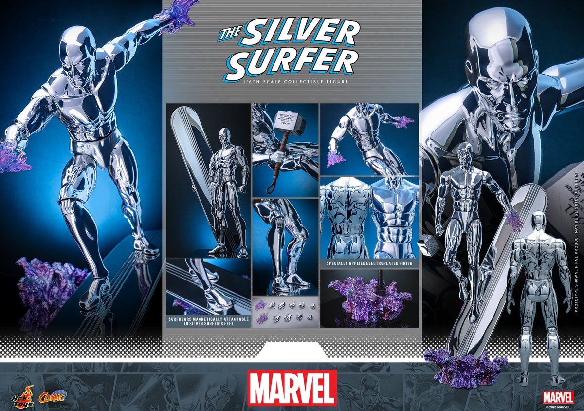 frikipolis's tweet image. 🏄 ¿Sabías que SILVER SURFER es del selecto club de portadores del MJOLNIR? 

💥Tenemos ya en pre-order esta pedazo de HOT TOYS que nos lleva el momento del Mjolnir de Silver Surfer del comic a tu estantería

🛒frikipolis.com/marvel-comics-…

#SilverSurfer #Mjolnir #MarvelComics