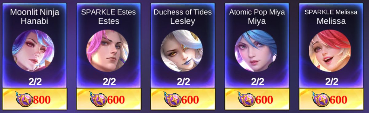 nala || jual skin ml via gift 📌 tweet media