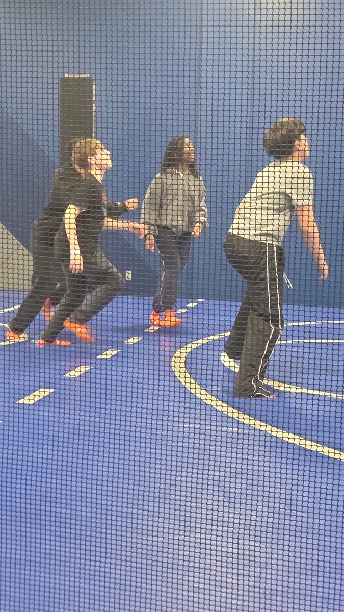 godofalgebra's tweet photo. taking a break  @skyzone  @ArchNY_Schools https://t.co/apesKy46qW