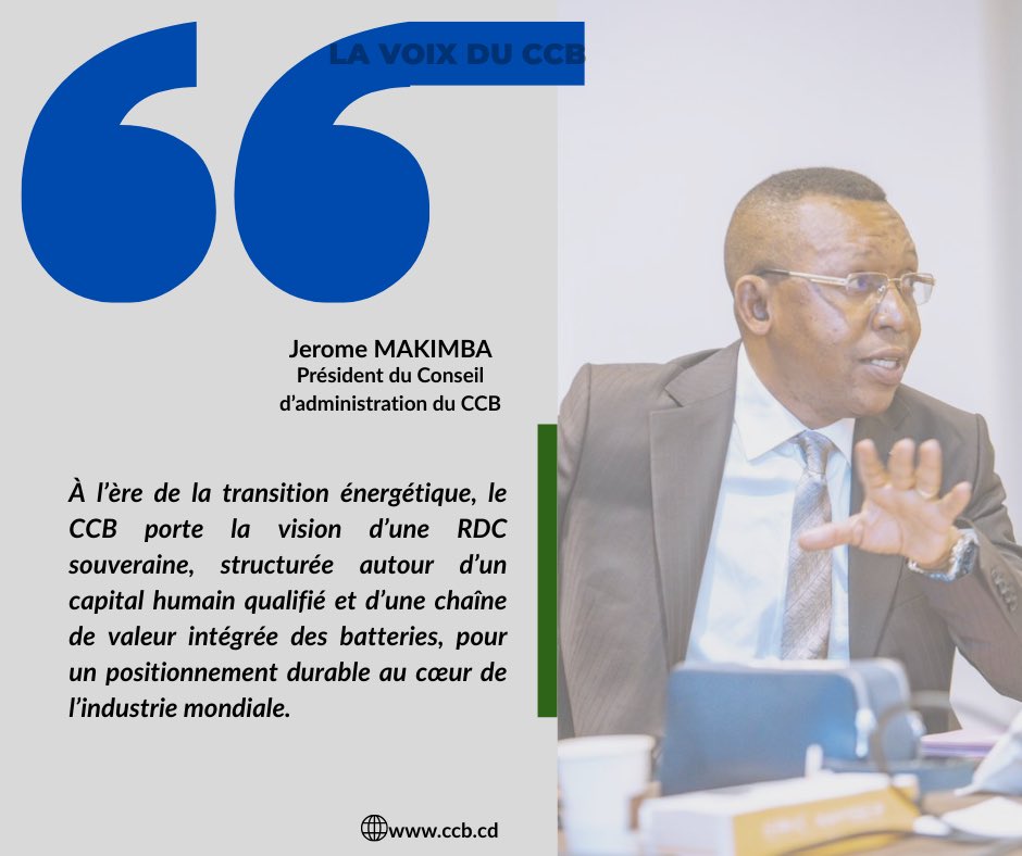 Conseil congolais de la batterie ( CCB ) tweet media