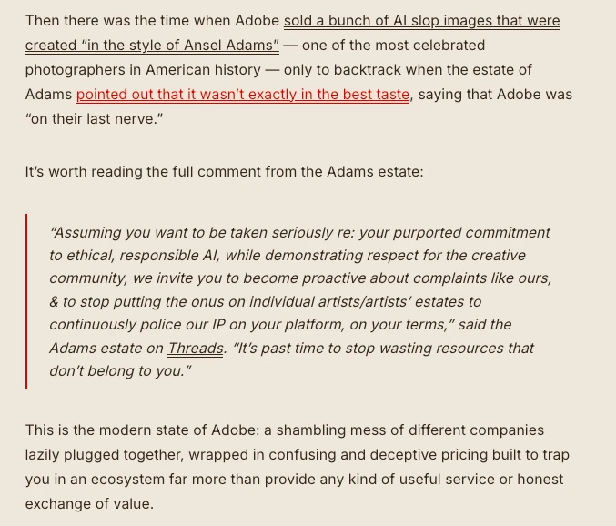 Ed Zitron tweet media