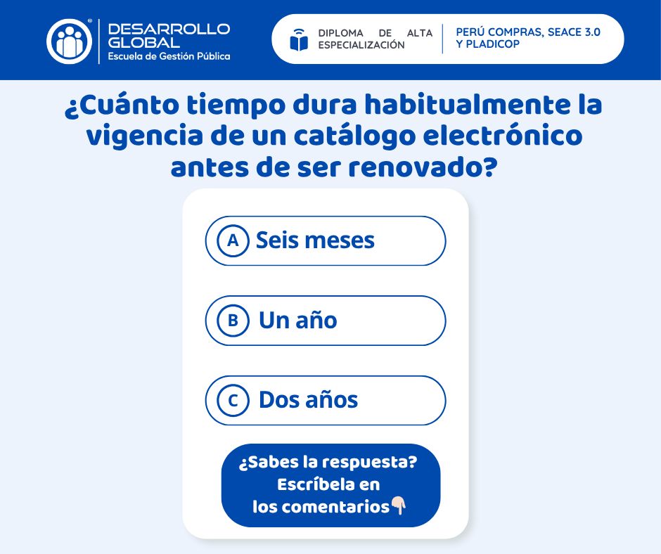 DezaGlobal's tweet photo. En la gestión pública, los detalles hacen la diferencia en cada proceso 💼✨
Hoy queremos saber cuánto dominas sobre catálogos electrónicos 🤔

💬 Escríbenos tu respuesta en los comentarios… ¡te leemos! 👇🔥

#GestiónPública #ContratacionesDelEstado #SEACE #PerúCompras https://t.co/nLwcFTWt5Z