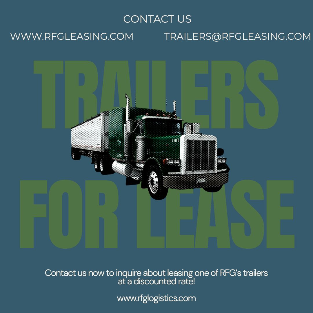 Flexible and affordable leasing options available now! 💻️ rfgleasing.com | ✉️ trailers@rfgleasing.com • 78” H x 102” W x 43’ L • Limited units: 78” H x 96” W x 43’ L available at a reduced rate #RFGLeasing #TrailerLeasing #TruckingMadeEasy #HopperBottom #Logistics