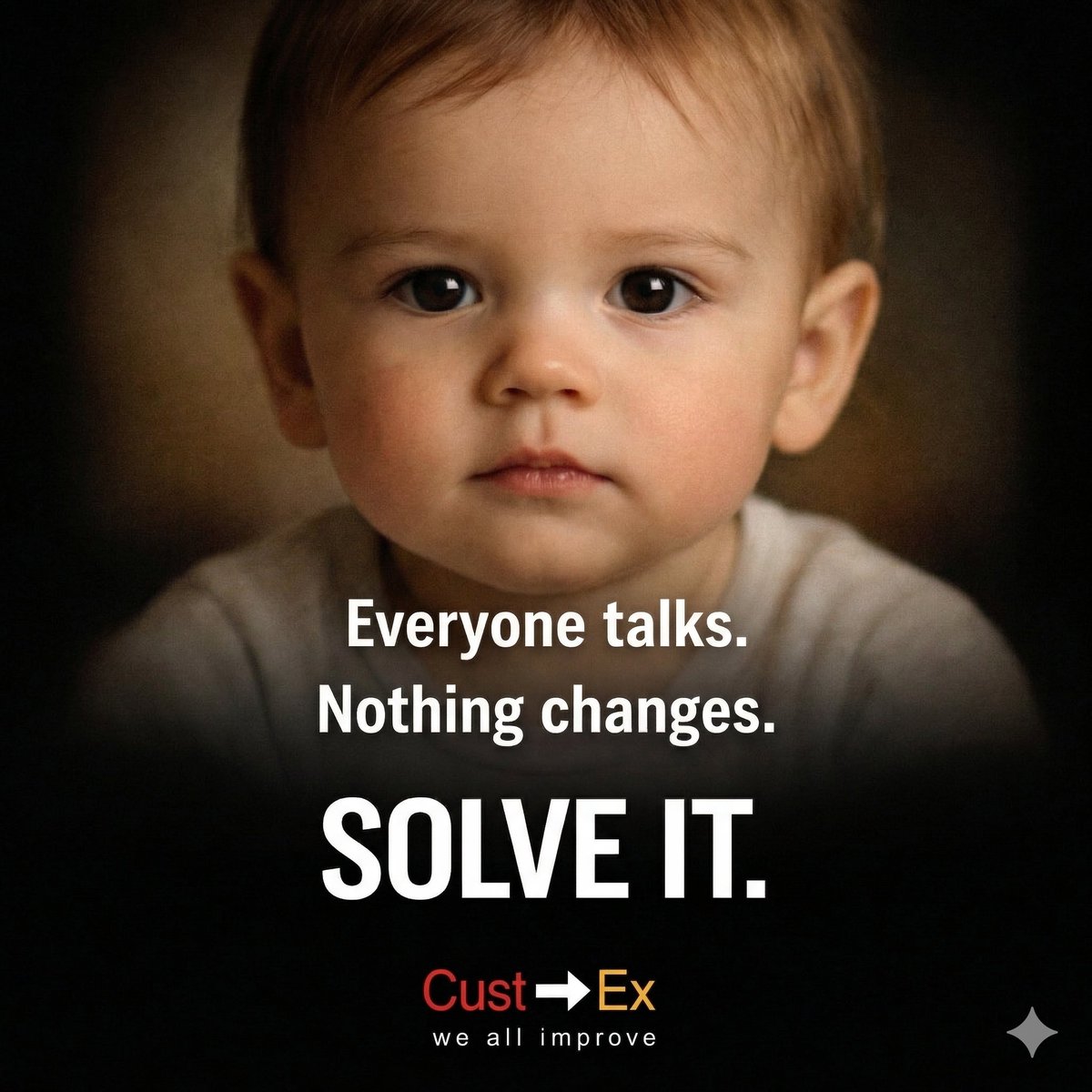 CustEx's tweet image. Everyone talks. Few solve.
Be part of the solution → CustEx.com

#SolveIt #RealChange #ProblemSolvers #CustEx