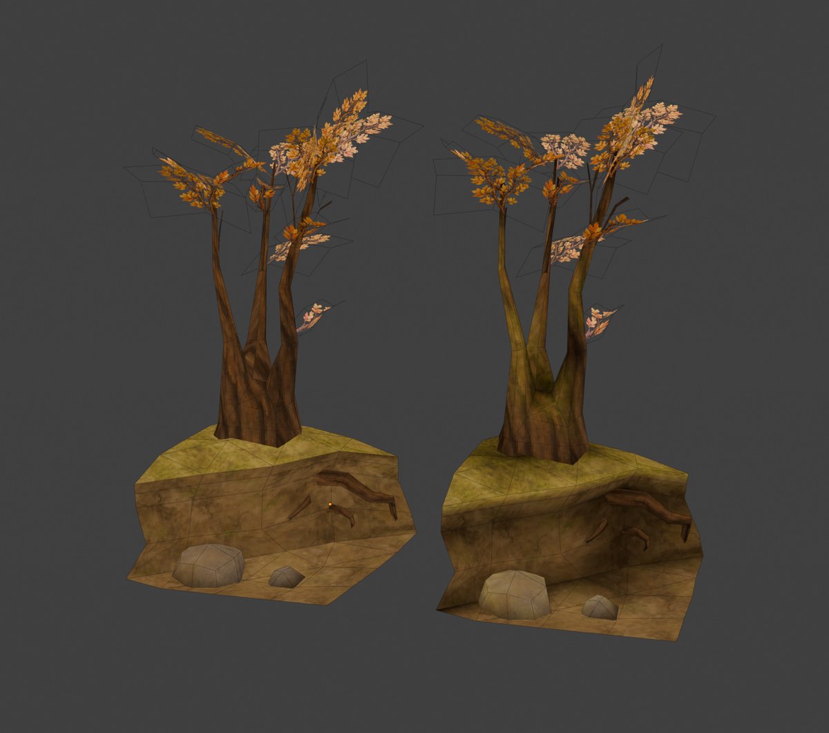 studioquale's tweet photo. My game uses hand-painted lighting instead of dynamic per-pixel lighting. Like retro 3D games, I paint vertex colors across the mesh. A custom shader blends textures and multiplies vertex data to render light and shadow—entirely by hand. https://t.co/iDpTMCFRsw