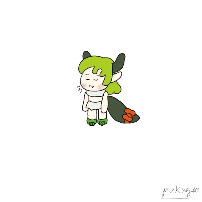 本日の30分集中描き(-15分) いたい