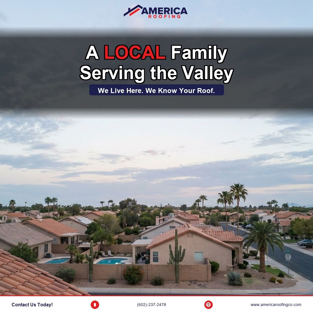 🌵 A Local Family Serving The Valley

Your roof faces unique AZ challenges. We know — we live here too.

Local expertise for local homes 🏡

#Arizona #PhoenixAZ #RoofingExperts