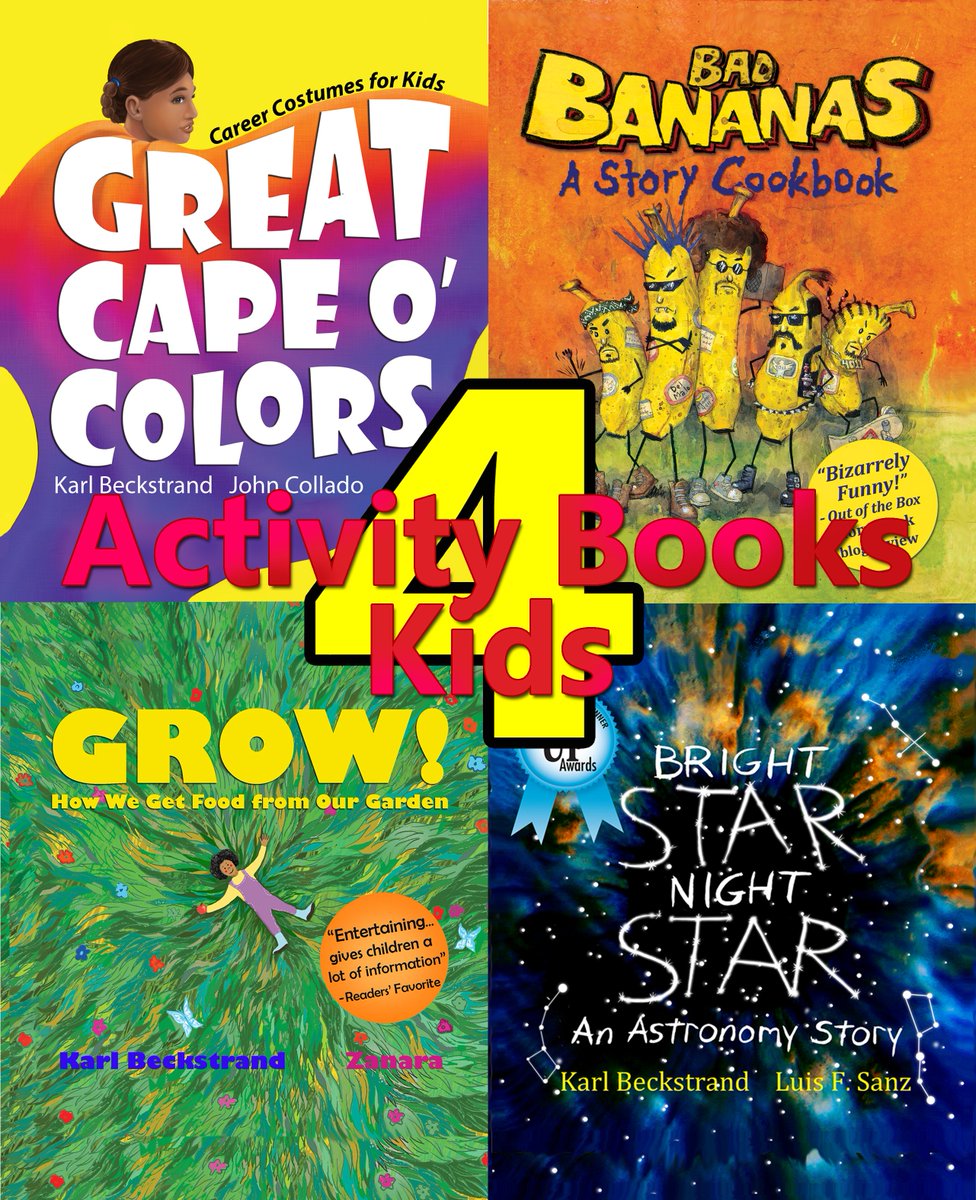 KidsWorldBooks's tweet image. Family fun. #Freebook on #Kindle thru Mar. 24 (Kindle device NOT needed). Find constellations, explore careers, see how food grows. Online SECRETS for ages 4 - 9, 1st Nations, Black &amp;amp; Hispanic #kids. Get free ebooks &amp;amp; lesson plans: KidsWorldBooks.com
amazon.com/Activity-Books…