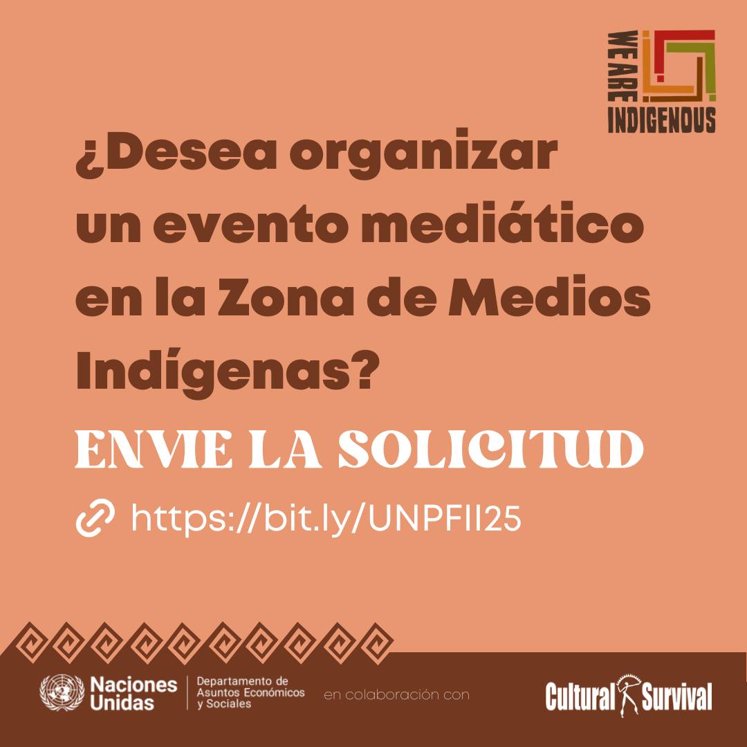 Cultural Survival en Español tweet media