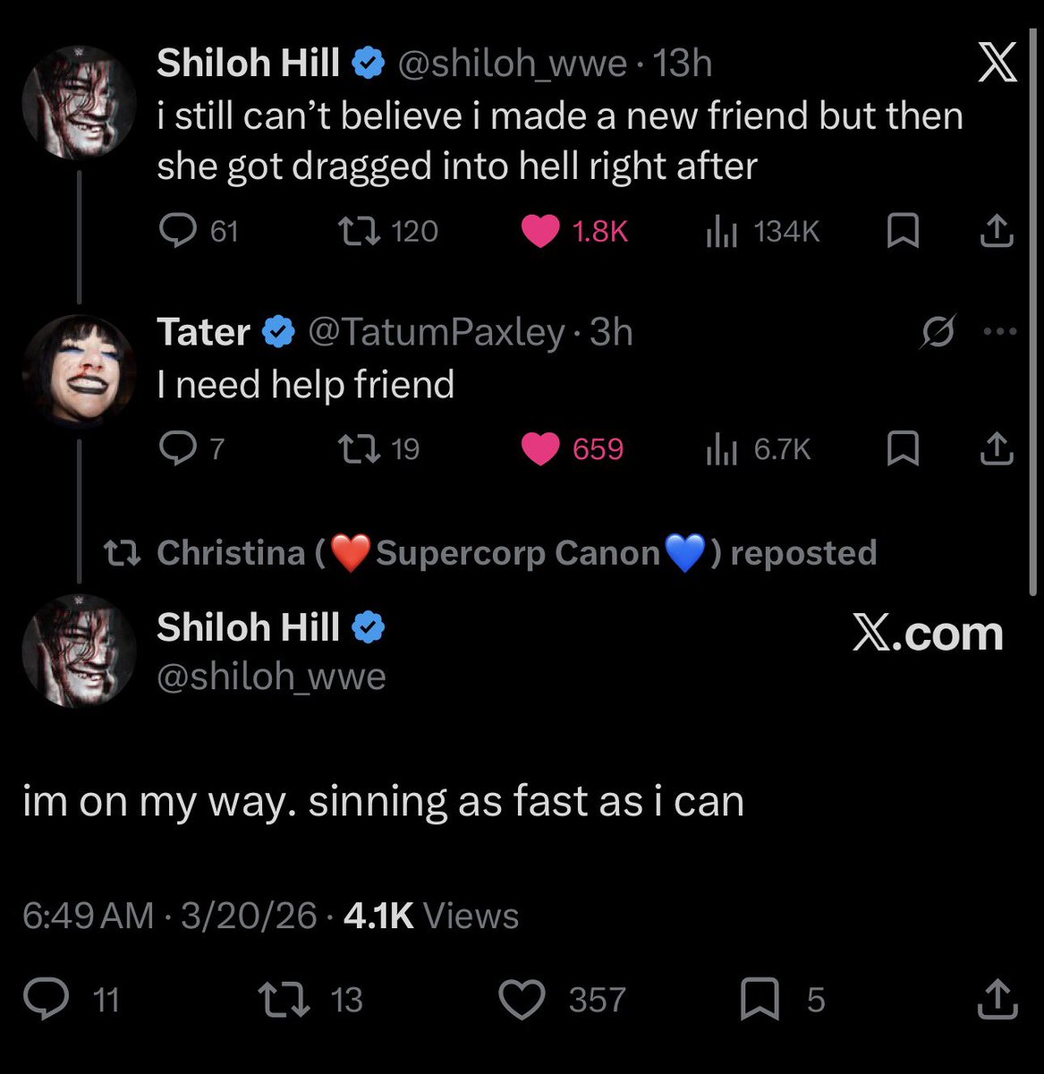 vixenqueen20👁️🗨️Liv&RheaRRECWinners🤍 tweet media