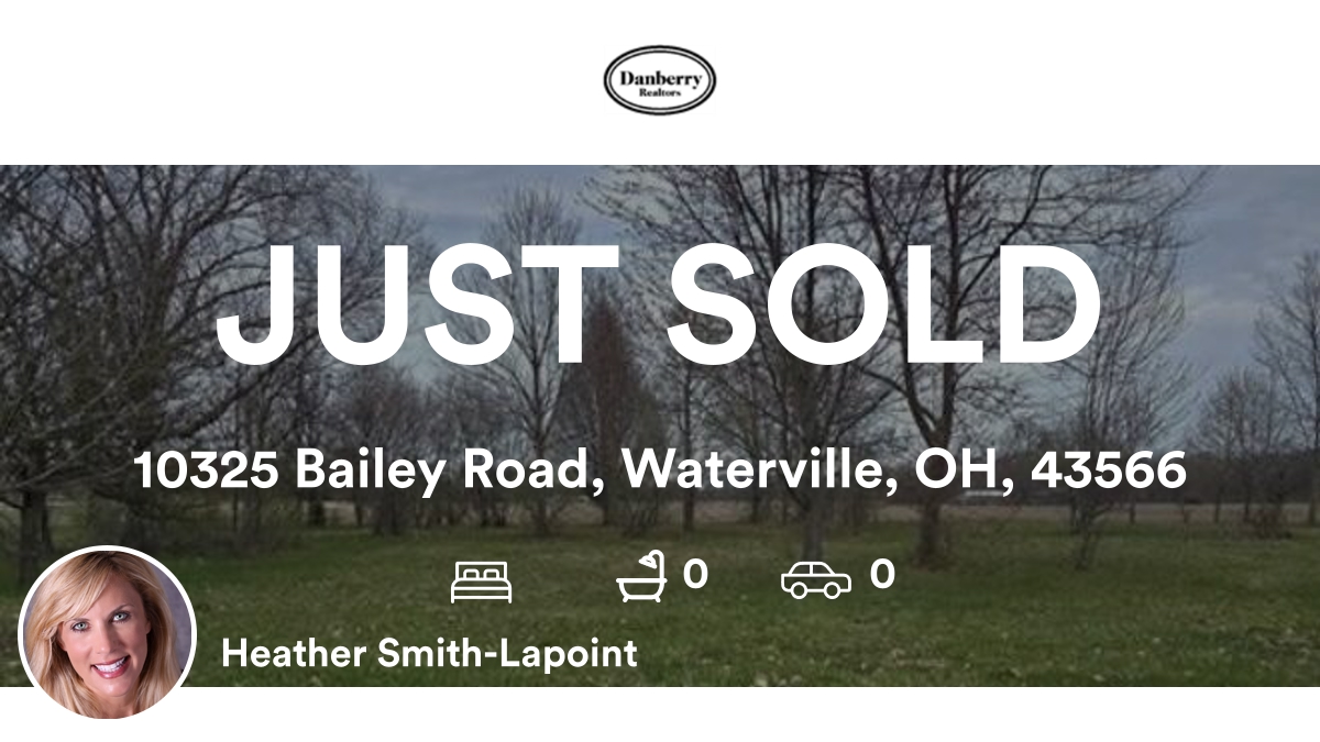 heathersold's tweet photo. 📍 10325 Bailey Road, Waterville, OH, 43566

My latest sale on RateMyAgent.
NAR 373622
https://t.co/69HXKmVI4d

...
#ratemyagent #realestate #The_Danberry_Co https://t.co/F37evvBp5u