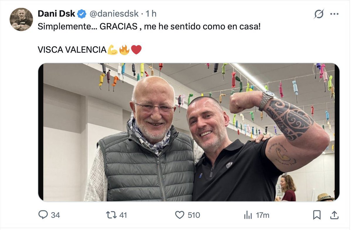 ¿Habrá hablado Juan Roig con el de desokupa para que BORRE la foto porque no quiere que le relacionen con una persona así? Pero si se les ve muy contentos. 

Bueno, si su deseo es que no se difunda, pues ya sabéis.