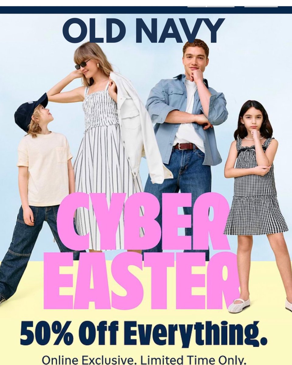 Easter #SALE now <a href="/OldNavy/">Old Navy</a> 

>>  go.shopmy.us/p-48398721  << Tap to SAVE 50% your favorites for the whole Family‼️