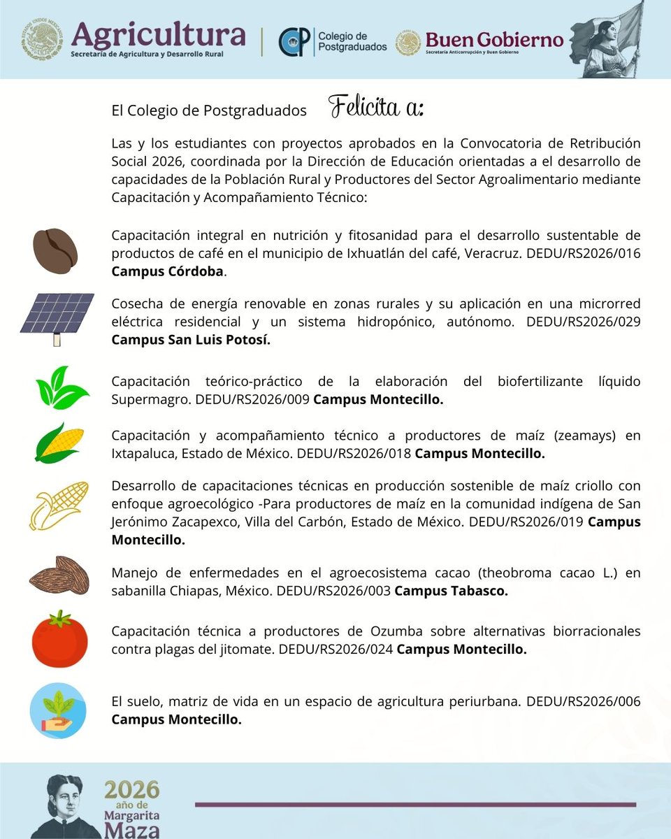 Colegio de Postgraduados tweet media