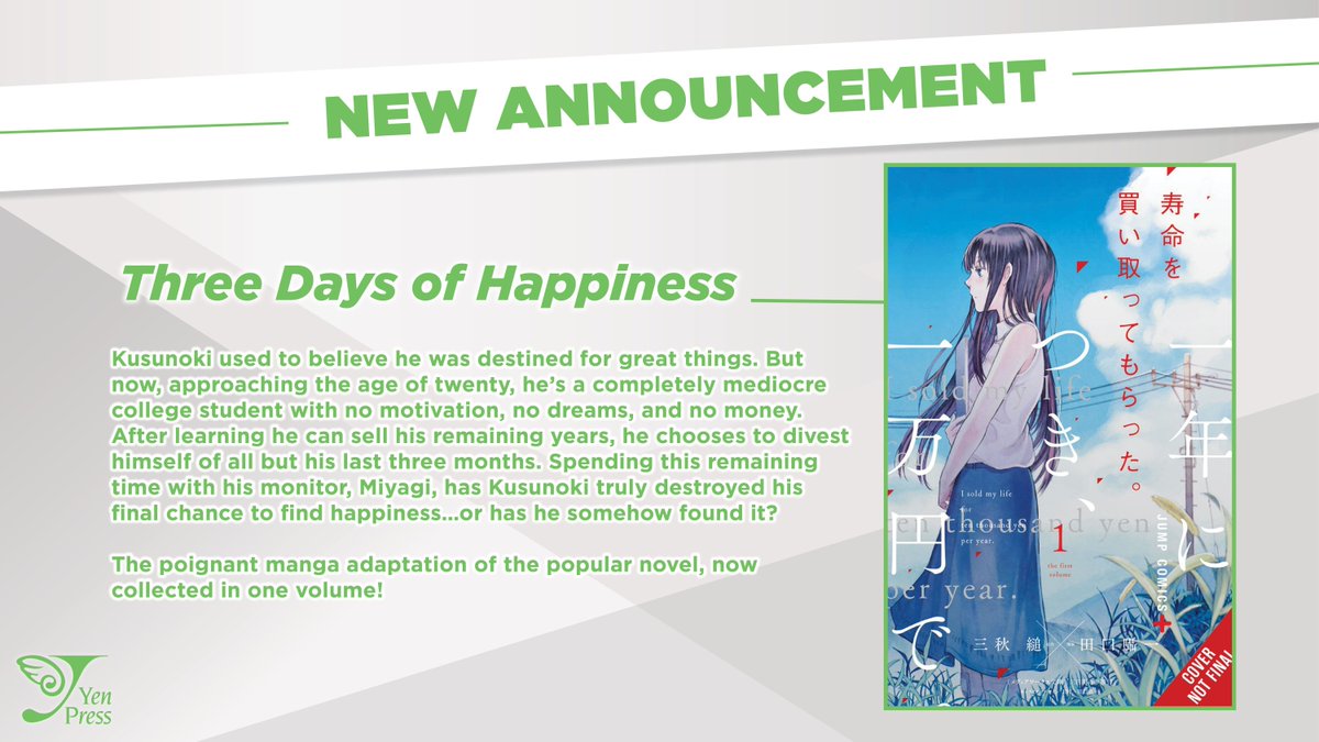 Yen Press tweet media