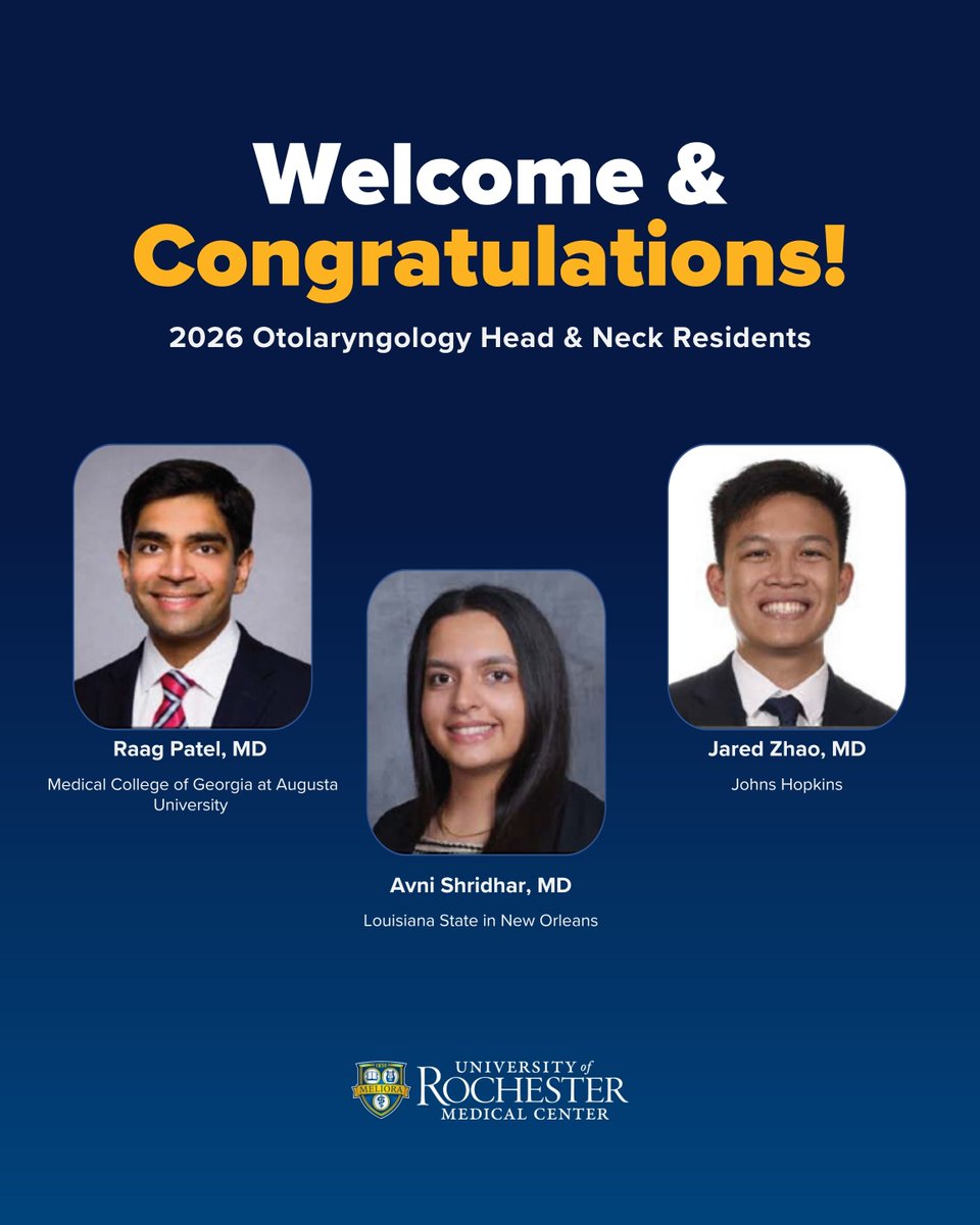 URMC Otolaryngology tweet media