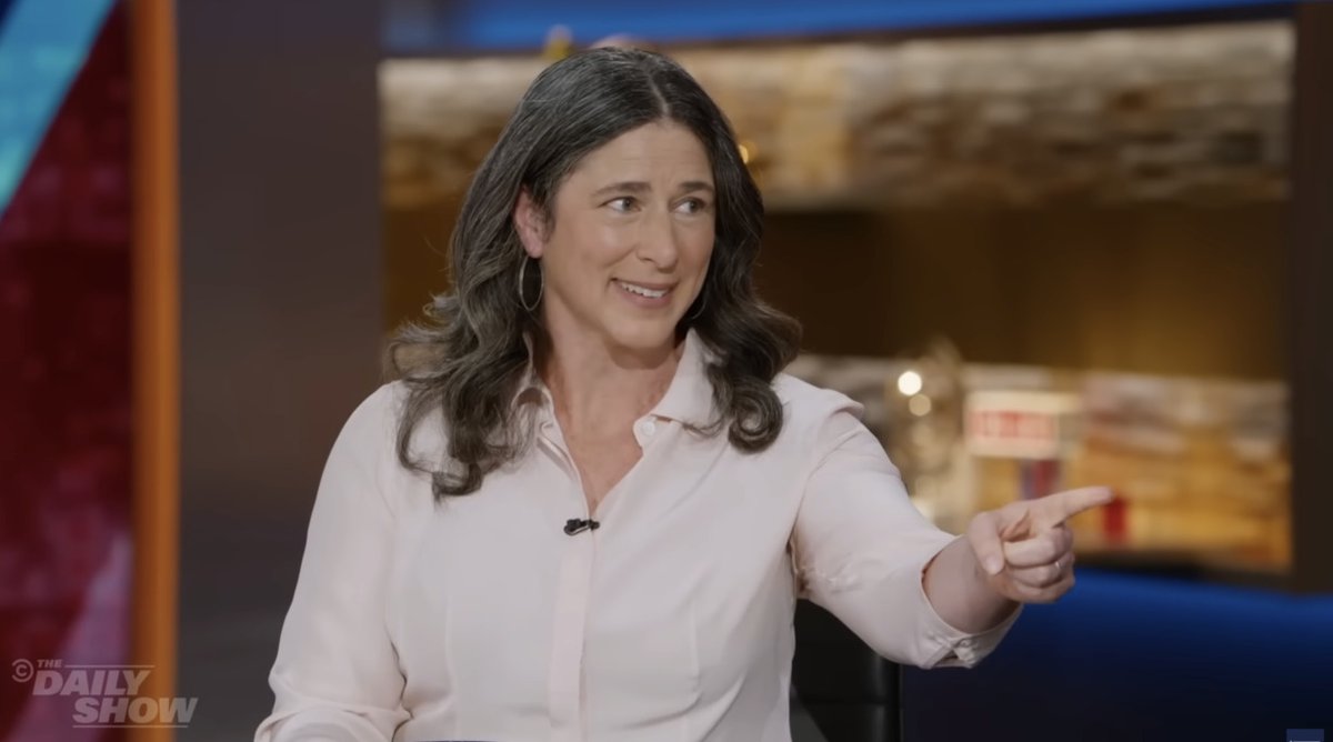 KirkusReviews's tweet photo. .@rtraister appeared on @TheDailyShow to discuss her new book, ANGRY GIRLS WILL GET US THROUGH. The book, adapted for young readers by Ruby Shamir from Traister’s adult nonfiction, was published last month by Simon &amp; Schuster. @simonkids https://t.co/qO7JL3wTbi https://t.co/7Vzv6FMWt8