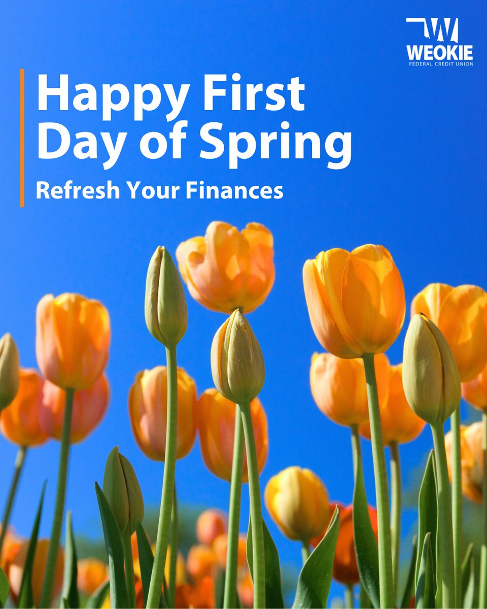 Spring has officially arrived—is your wallet ready for a reset? ☔
It’s the perfect time to spring clean your finances:
✔️ Review subscriptions
✔️ Refresh savings goals
✔️ Check credit score
✔️ Tidy up debt
Make this your season of progress. Learn more 👉 bit.ly/4l8oEfU