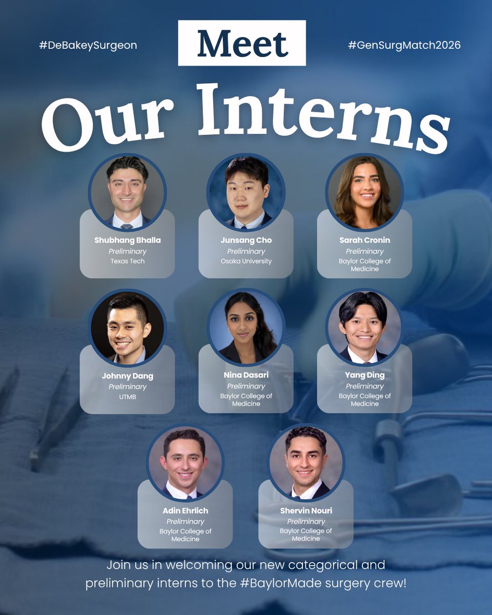 BCM General Surgery Residency tweet media