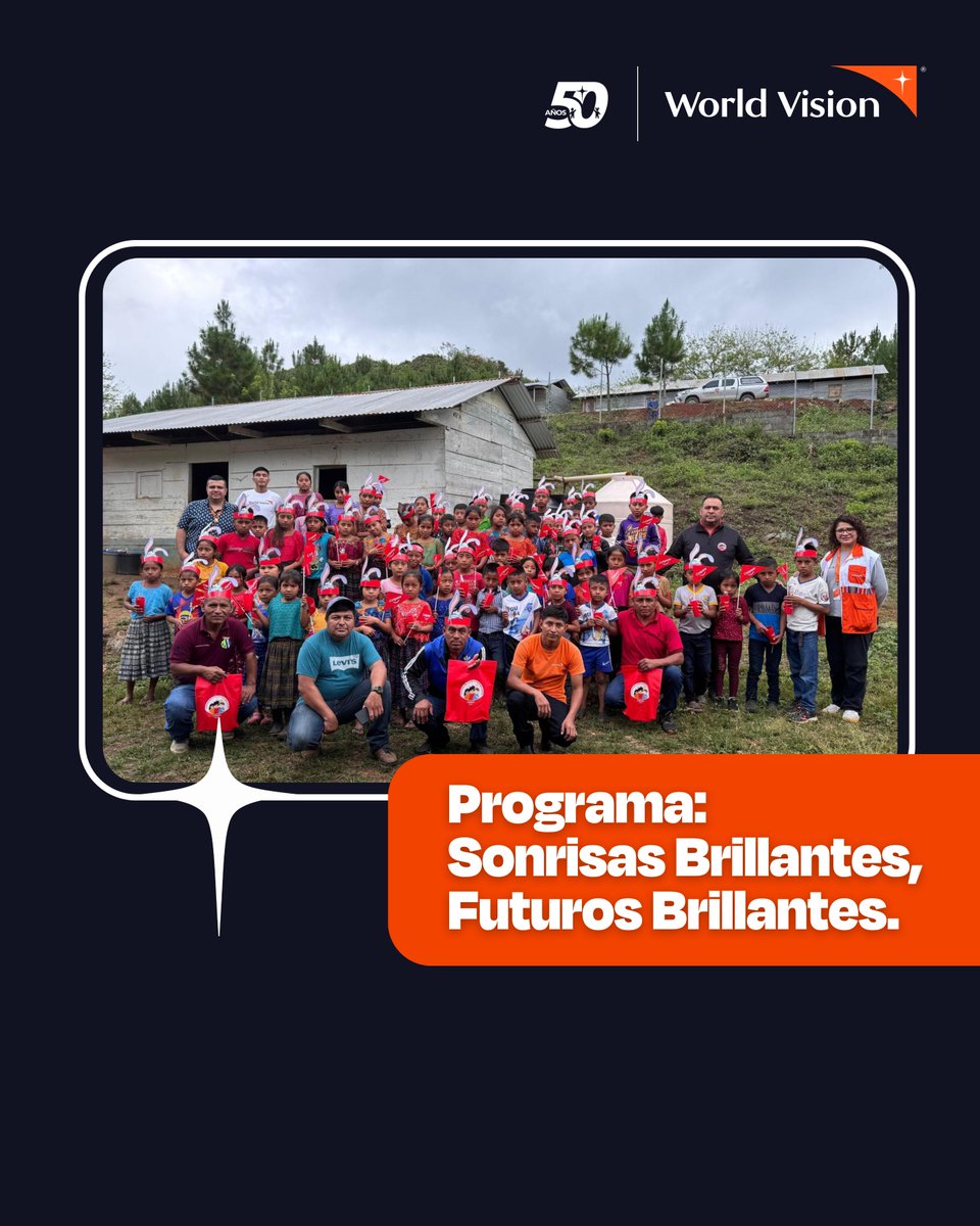 WorldVisionGt's tweet photo. Hoy celebramos el Día Mundial de la Salud Bucal 🪥😁 junto a Colgate, reafirmando nuestro compromiso con la salud y el bienestar de la niñez. https://t.co/uXR62N4nzn