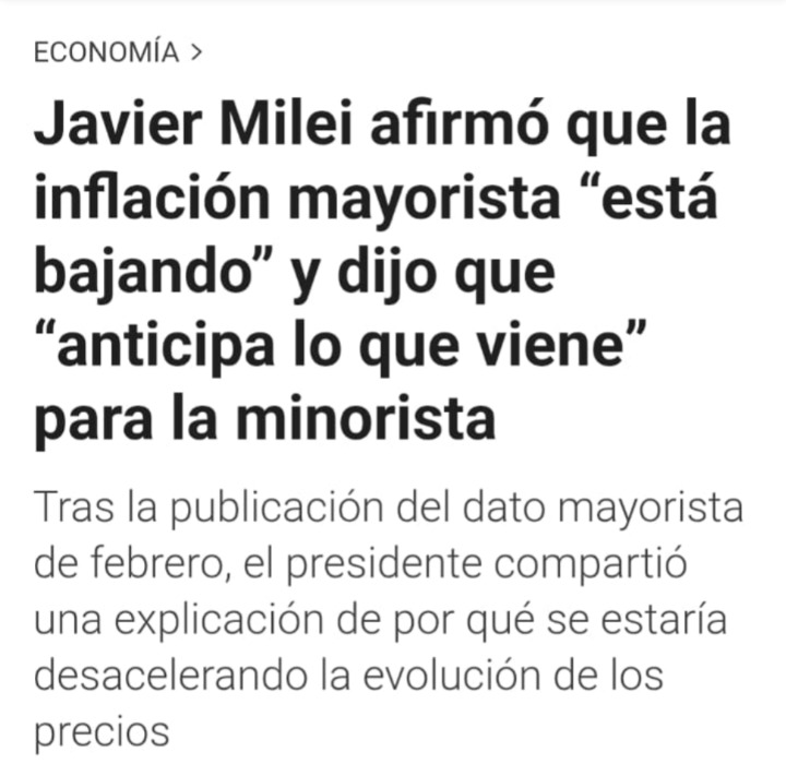 La baja del índice mayorista (IPM) no anticipa necesariamente una baja del IPC. 

Son indicadores distintos: el IPM está dominado por bienes transables, mientras que el IPC tiene fuerte peso de servicios y precios regulados.

Abrimos hilo 👇🏻
1/3