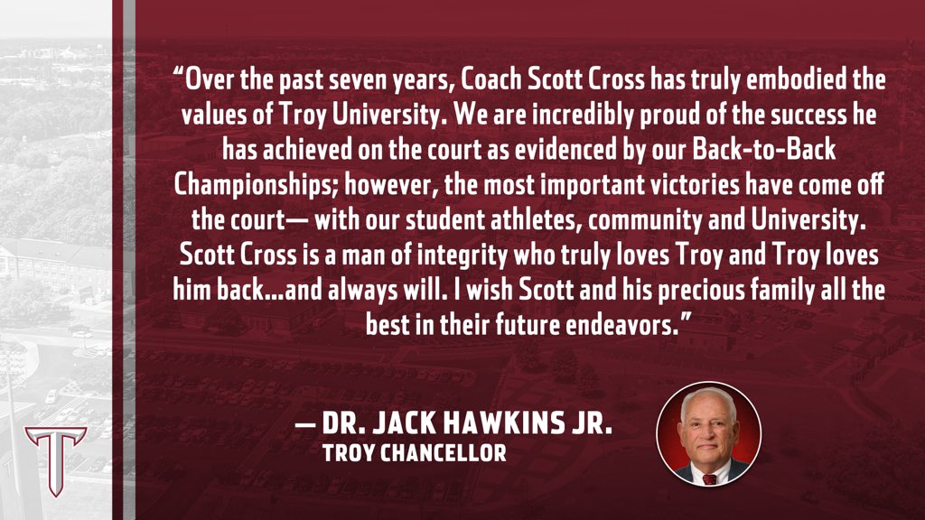 Troy Trojans MBB tweet media